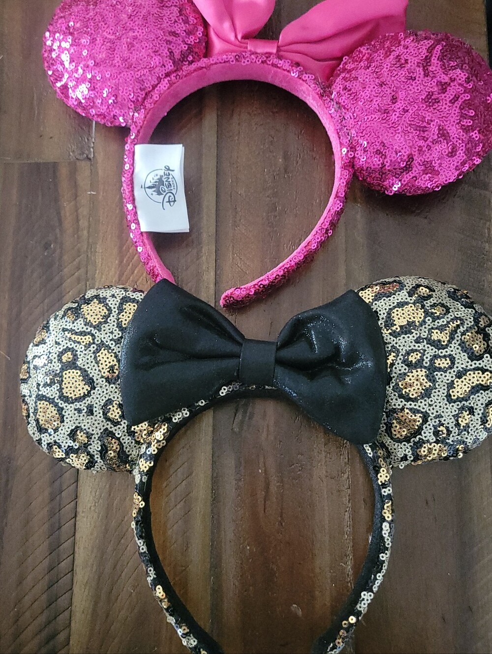 Disney Pink Sequin Minnie Ears Headband